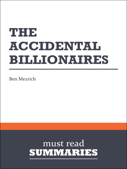 Title details for The Accidental Billionaires - Ben Mezrich by Must Read Summaries - Available